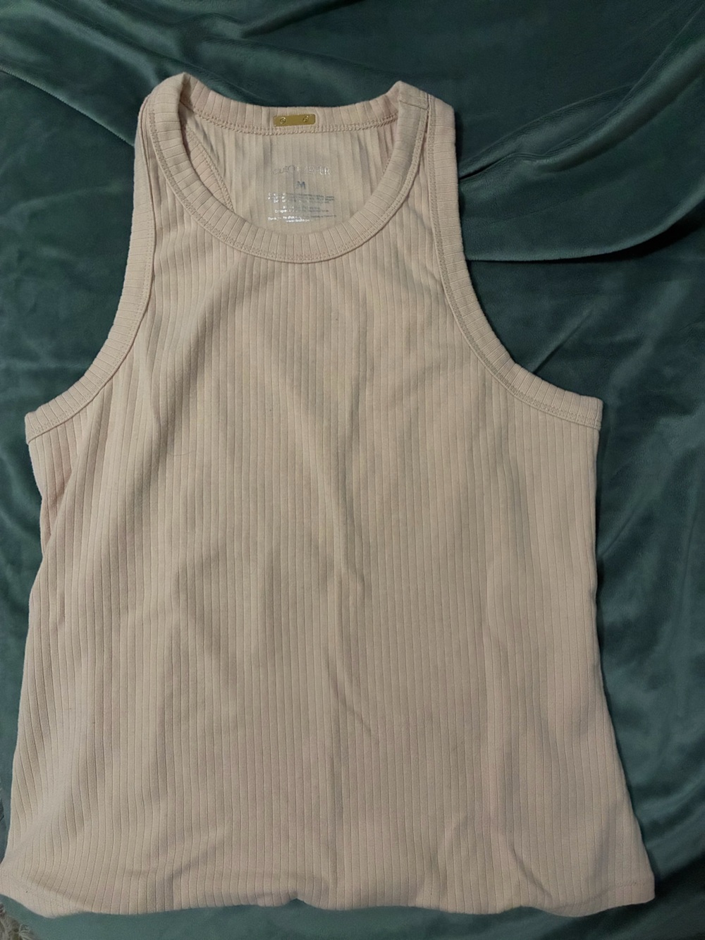 Cleo Harper Ribbed Tank Top - Pale Pink Cream